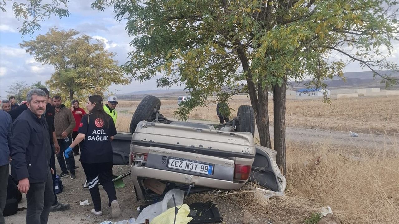 Yozgat Yerköy'de Otomobil Devrildi — 1 Ölü, 1 Yaralı
