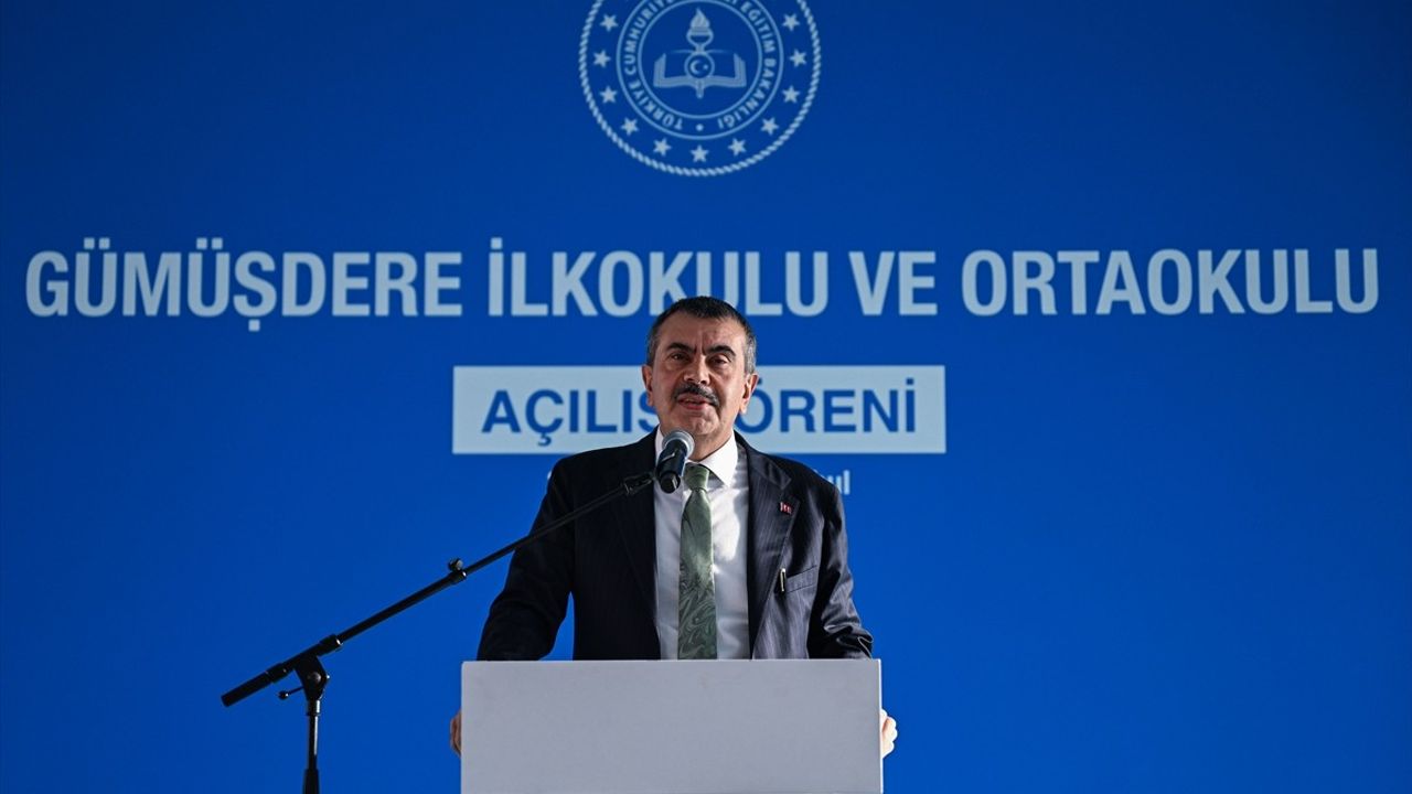 Yusuf Tekin: Gümüşdere Okulları Açıldı — Derslik Sayısı İkiye Katlandı