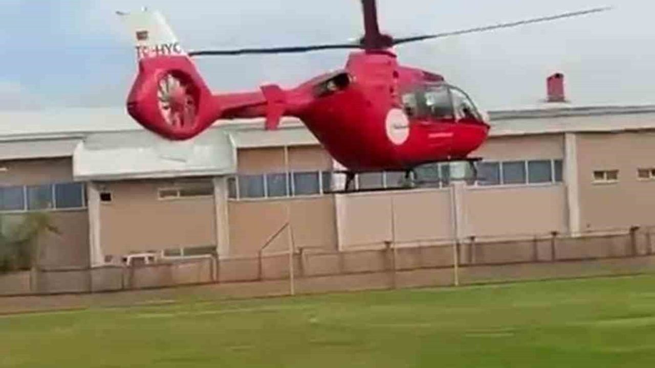 7 Yaşındaki Epilepsi Hastası E.C., 112 Helikopterle Mersin’e Sevk Edildi