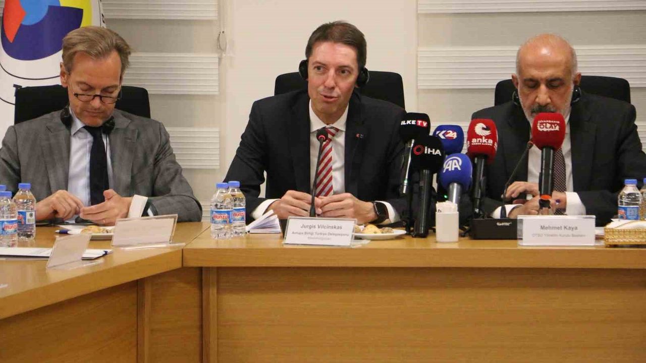 AB Delegasyonu Diyarbakır'da: Vilcinskas ve Büyükelçiler DTSO'yu Ziyaret Etti