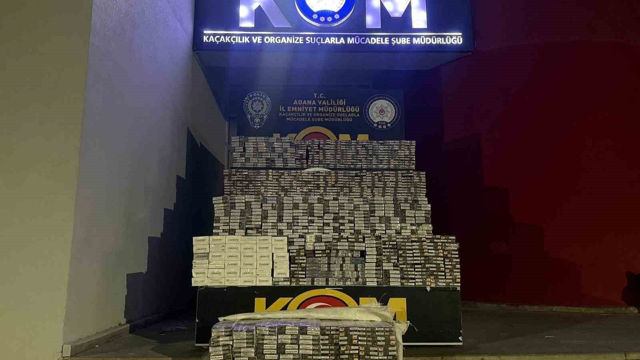 Adana'da 3 Milyon TL'lik Kaçakçılık Operasyonu: Telefon ve Sigara Ele Geçirildi