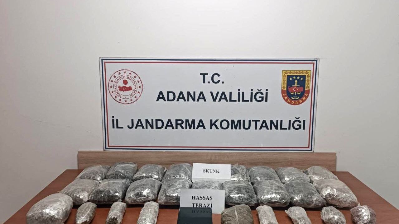 Adana'da Jandarma Operasyonu: 11 Kilo Skunk Ele Geçirildi, 1 Kişi Tutuklandı
