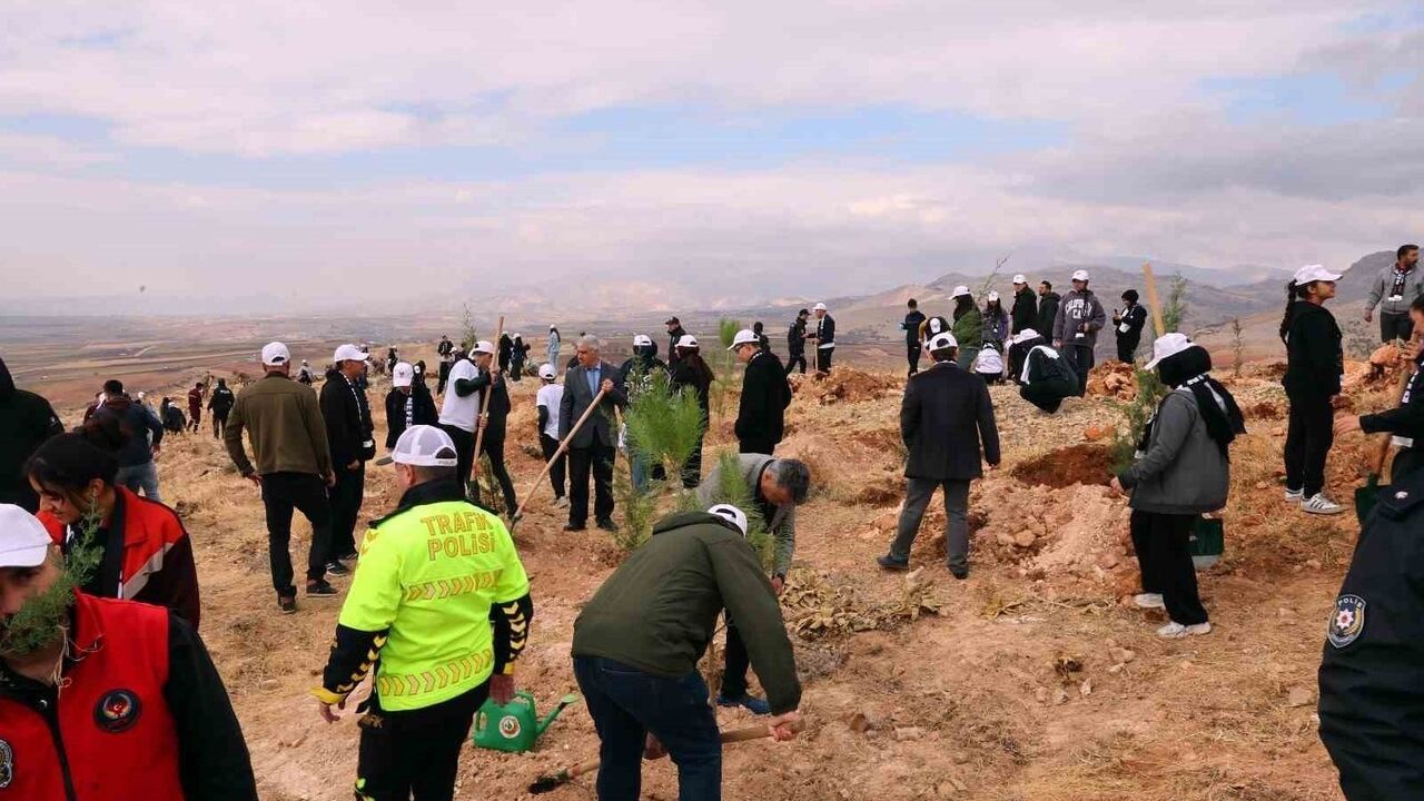 Adıyaman'da 150 Fidan Şehitler İçin Dikildi