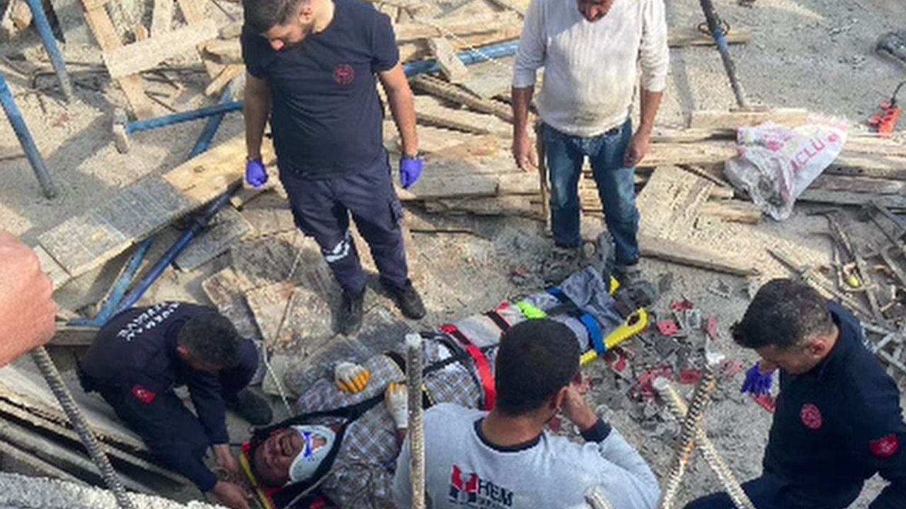 Adıyaman'da İnşaat Kazası: İşçi Bodrum Katına Düştü