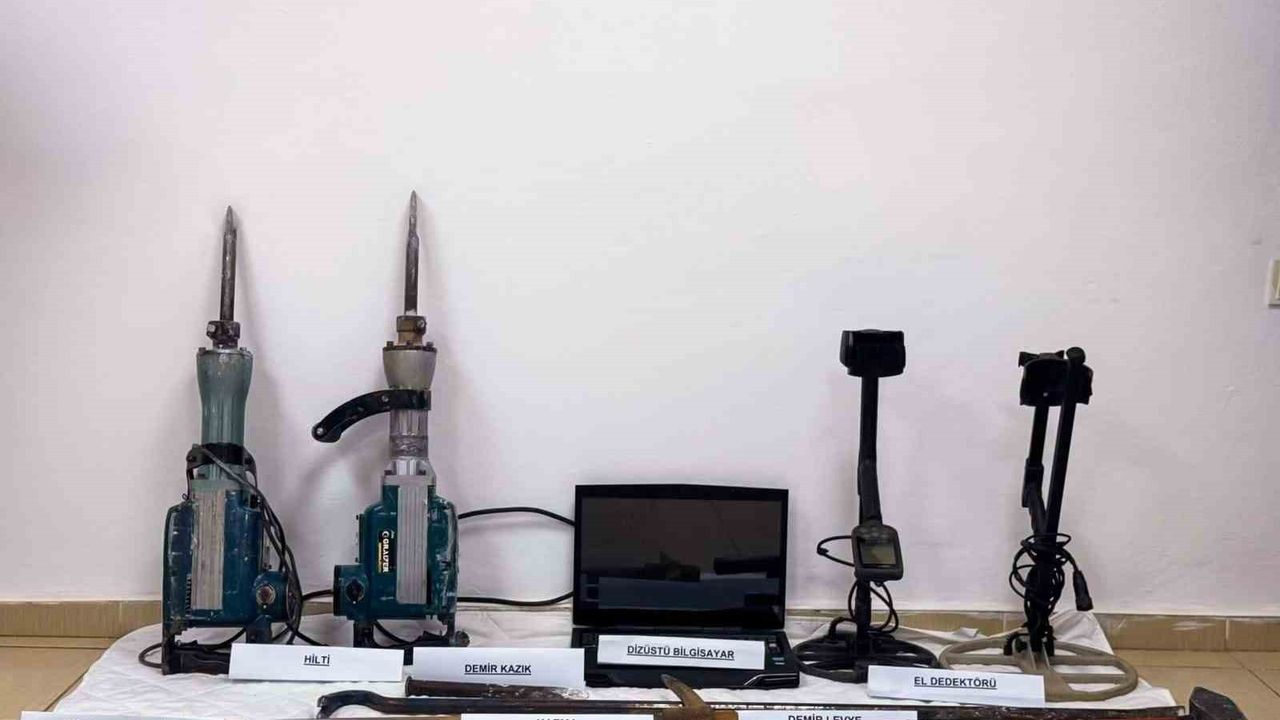 Adıyaman'da Kaçak Kazı Operasyonu: 3 Kişi Gözaltına Alındı