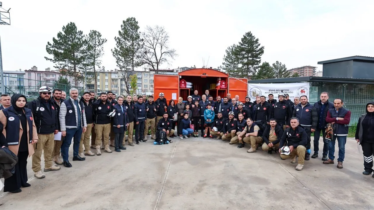 Afet Konteyneri Sivas’ta Başladı: Yüceyurt’te İlk Kurulum