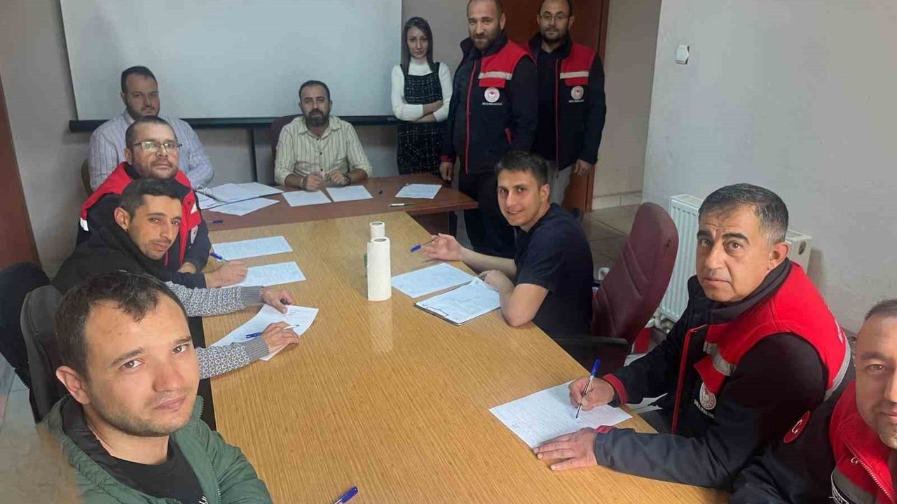 Afyonkarahisar Tarım ve Orman İl Müdürlüğü'nden İş Güvenliği Eğitimi