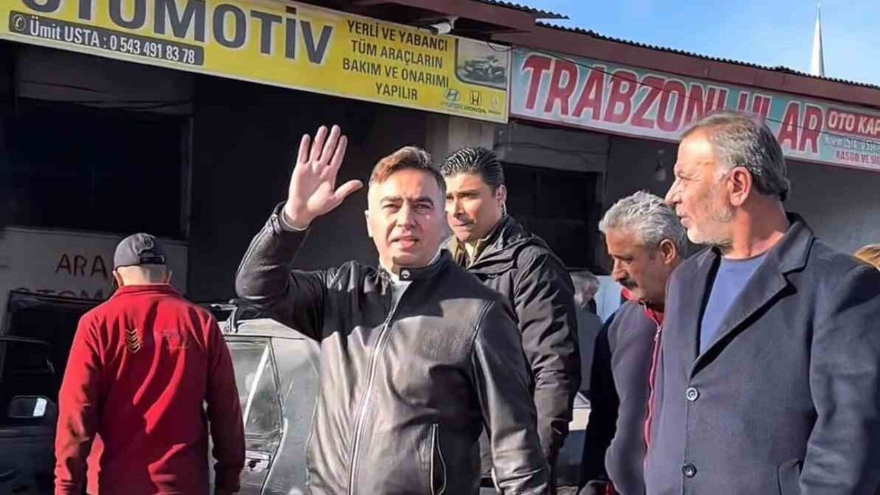 Ağrı Emniyet Müdürü Göksel Önder Oto Sanayi Esnafını Ziyaret Etti