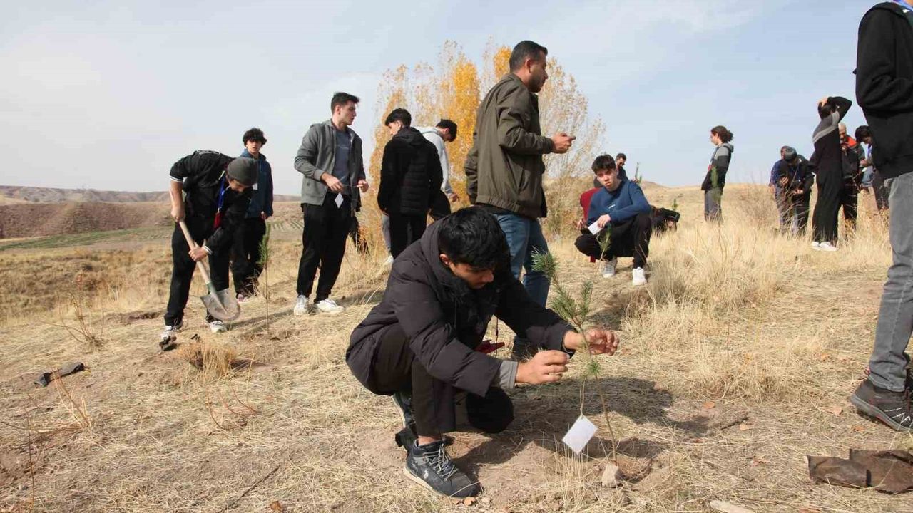 Ahlat’ta 'Maziden Atiye' Öğrencileri 11 Kasım’da Fidan Dikti