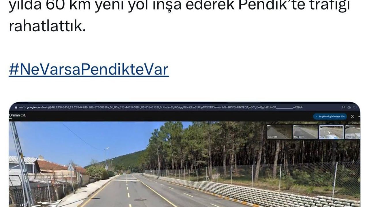 Ahmet Cin’den Mansur Yavaş’a 'Yol' Yanıtı: Pendik’e 60 Kilometre Yeni Yol