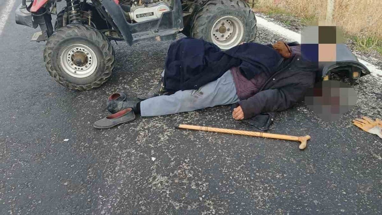 Aksaray'da 89 Yaşındaki Sürücü ATV Takla Attı, Ağır Yaralandı