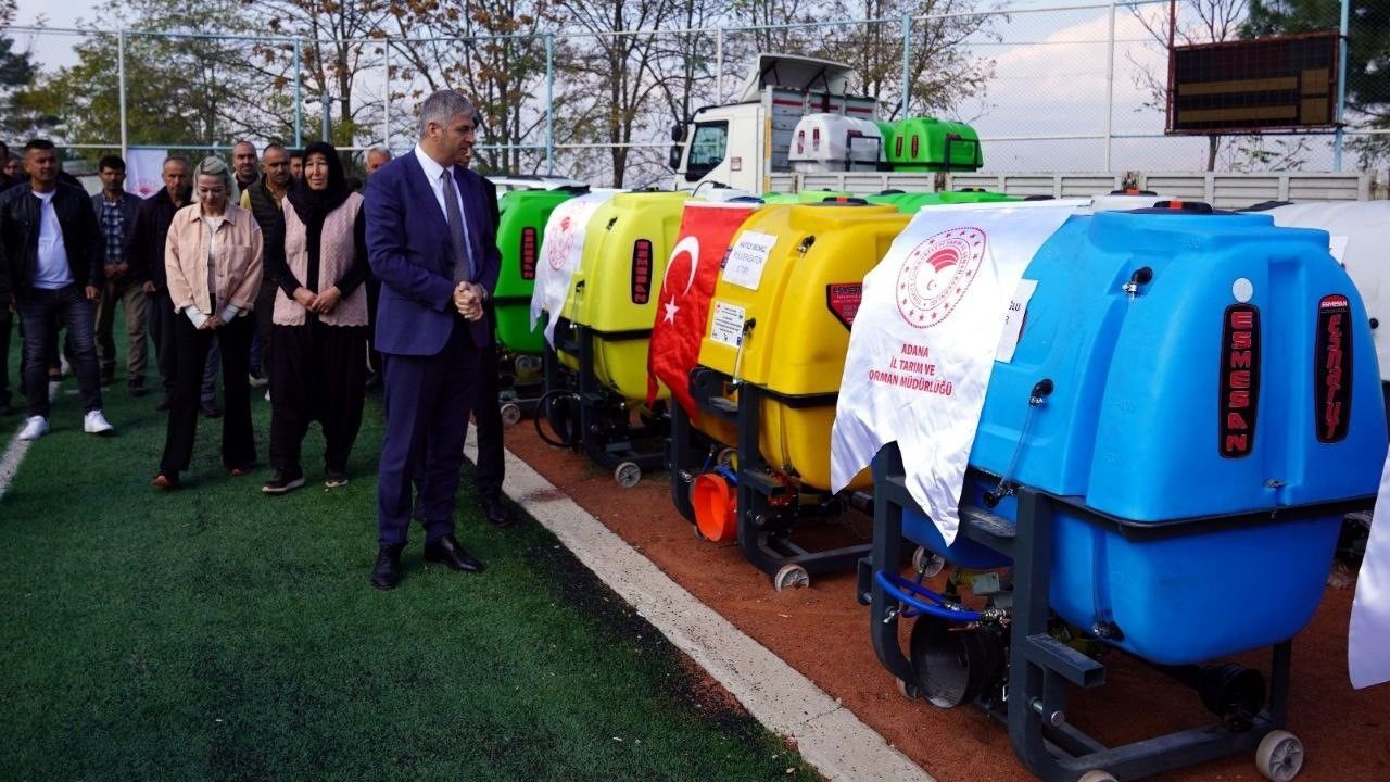 Aladağ’da Üreticilere Yüzde 70 Hibe ile İlaçlama Makinesi Dağıtımı