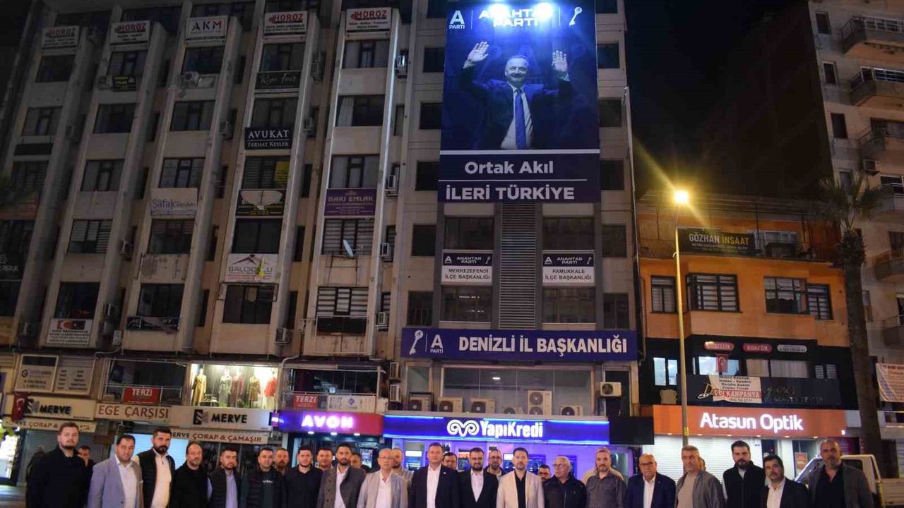Anahtar Parti Denizli’de Yeni Tabela ile Çalışmalara Start Verdi