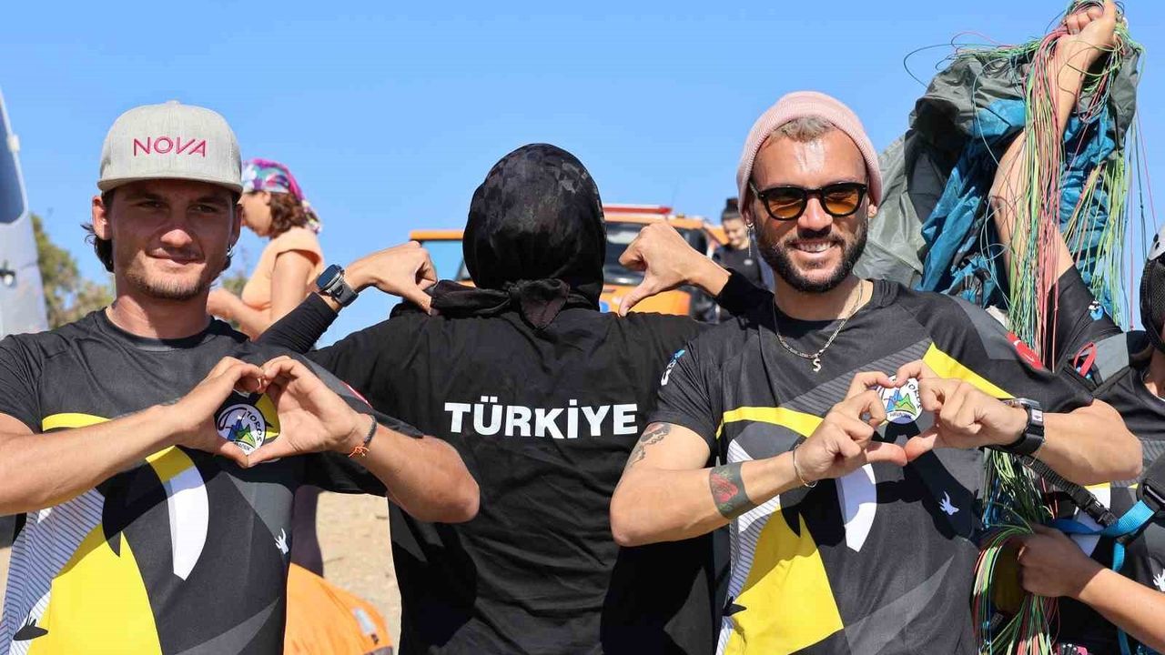 Anamur'da Yamaç Paraşütü Hedef Şampiyonası Süper Finali Sona Erdi