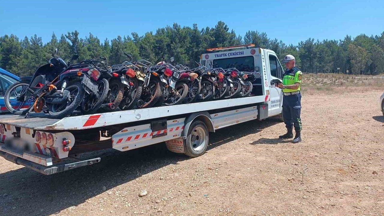 Antalya'da Jandarma'dan Şok Motosiklet Denetimi: 12 bin 264 Kontrol