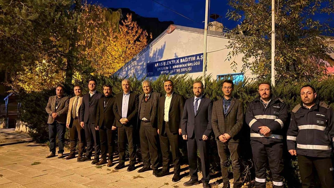 Aras EDAŞ Yönetimi Erzurum’da Saha Ziyaretleri