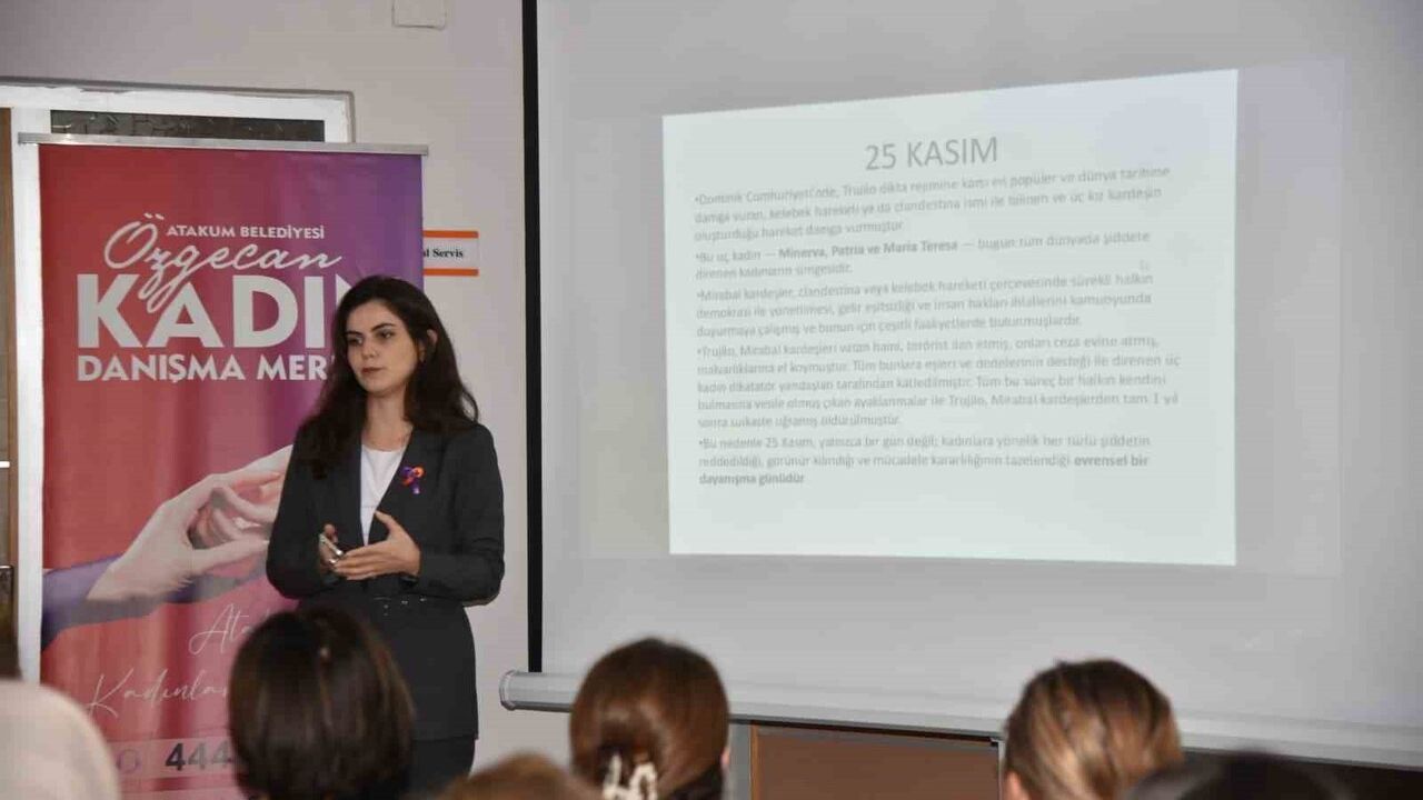 Atakum'da 'Kadına Şiddete Hayır' Etkinliği: KADES ve 6284 Anlatıldı