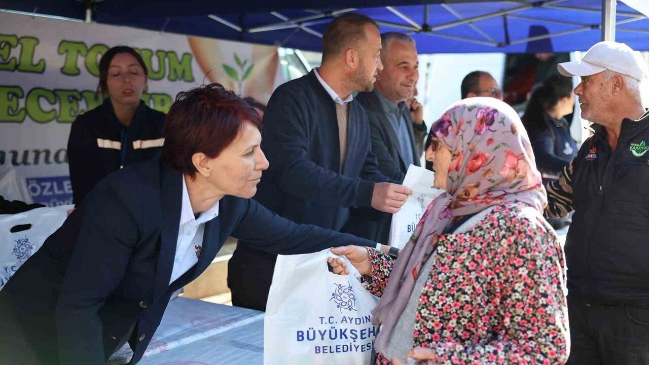 Aydın Büyükşehir'den Ata Tohumları Hamlesi: Başkan Çerçioğlu Koçarlı'da Fide Dağıttı