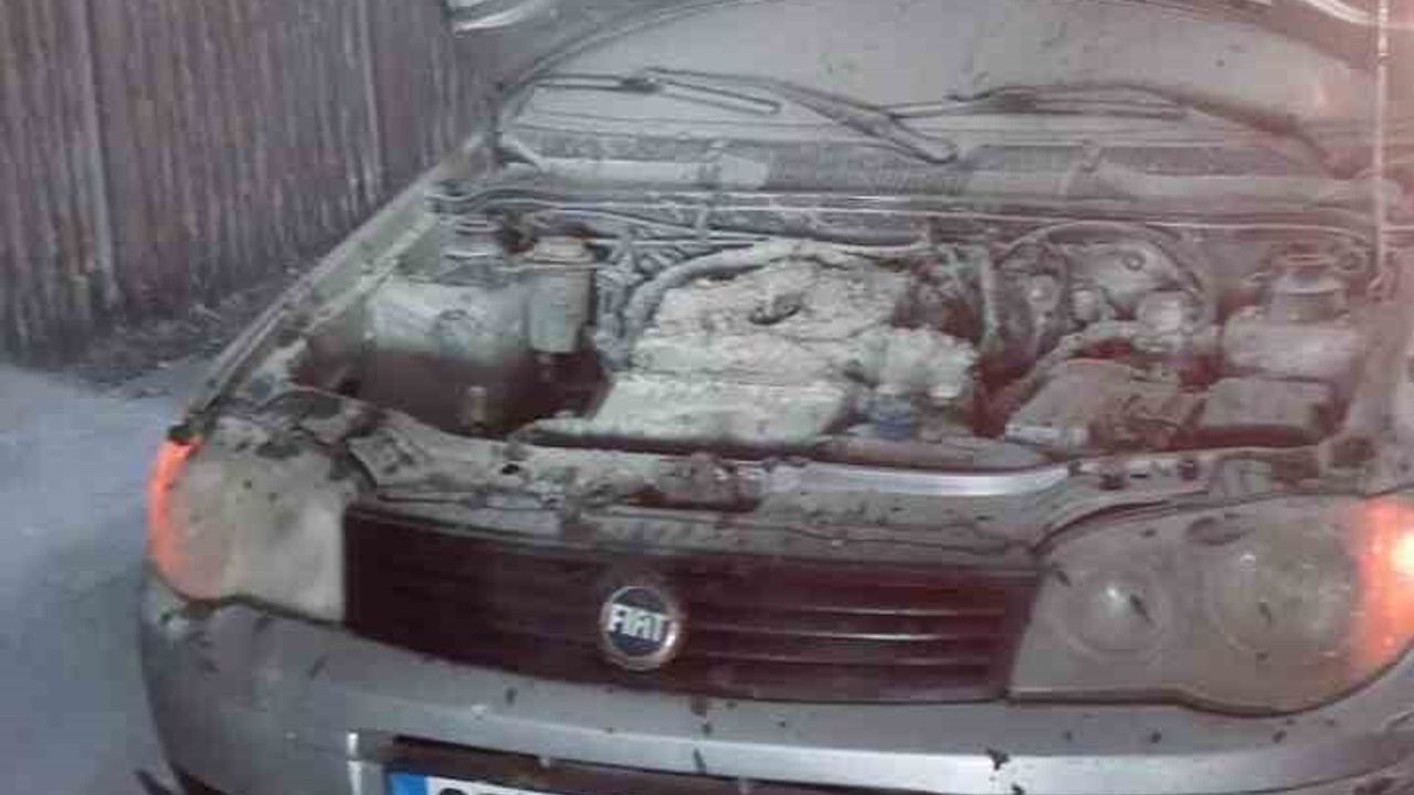 Aydın'da Alt Geçitte Araç Yangını — İtfaiye Müdahale Etti