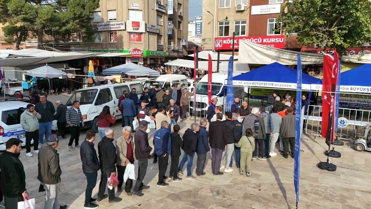 Aydın'da Ata Tohumu Fideleri Köşk’te Dağıtıldı