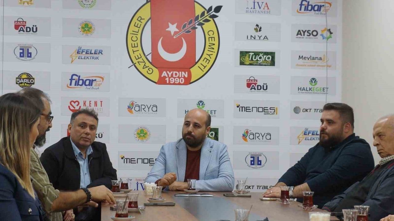 Aydın'da CHP'li 10 ilçe belediyesinin basın sorumluları AGC'yi ziyaret etti