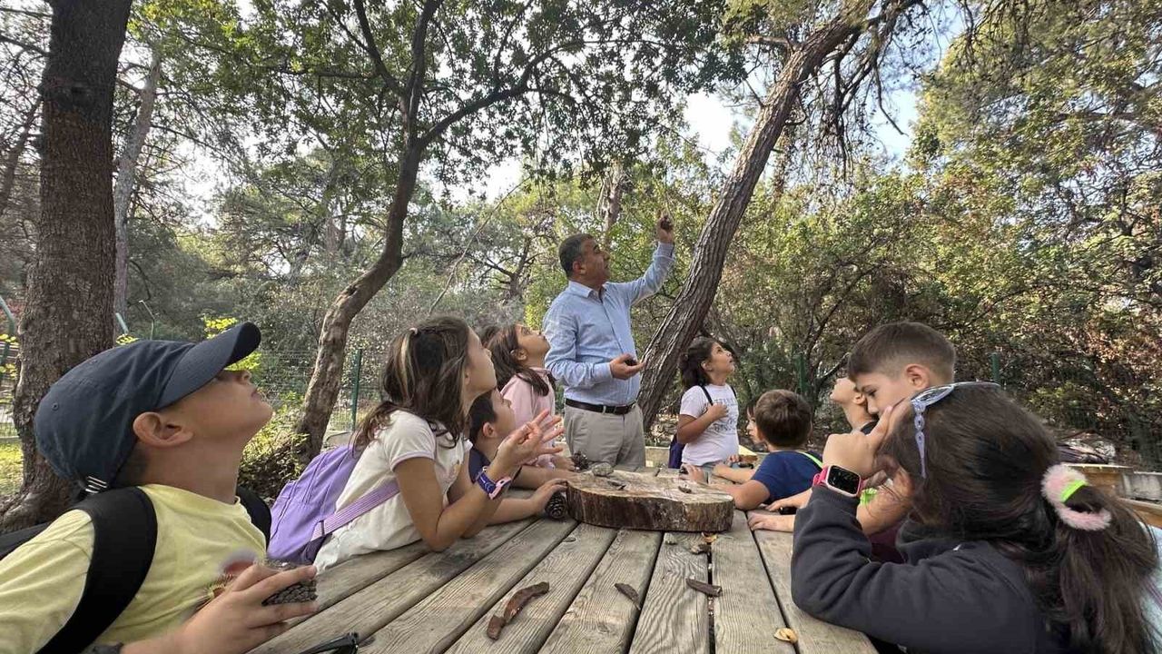 Aydın'da Öğrenciler Doğa Eğitiminde Yaban Hayatıyla Buluştu