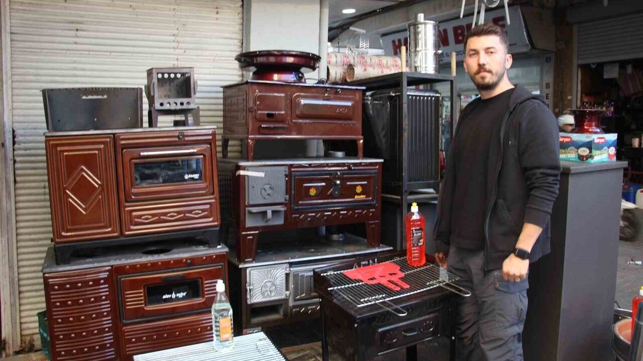 Aydın'da Soba Lüksleşti: Şömine Modellerine Talep Artıyor