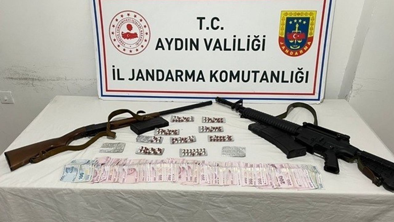 Aydın Efeler'de Evde Uyuşturucu ve Silah Ele Geçirildi