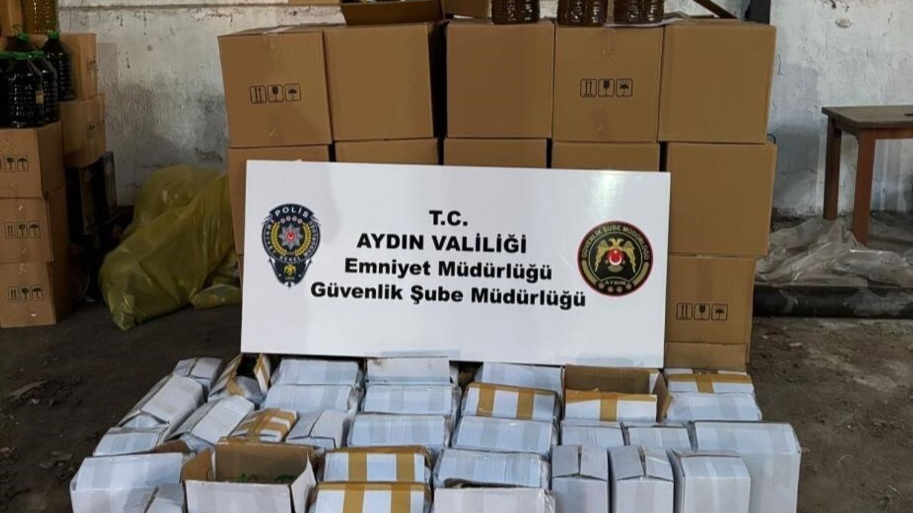 Aydın Efeler'de Kargoda Bin 604 Litre Tağşiş Yağ Yakalandı