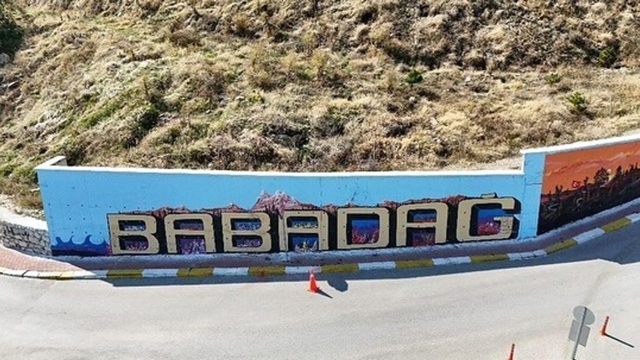 Babadağ Duvar Resimleriyle Güzelleşiyor