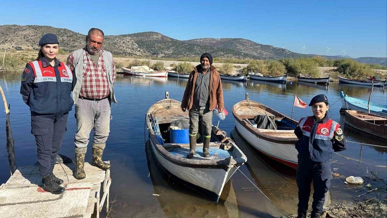 Bafa Gölü'nde Yaban Kuşları ve Kaçak Avlanma Denetimi