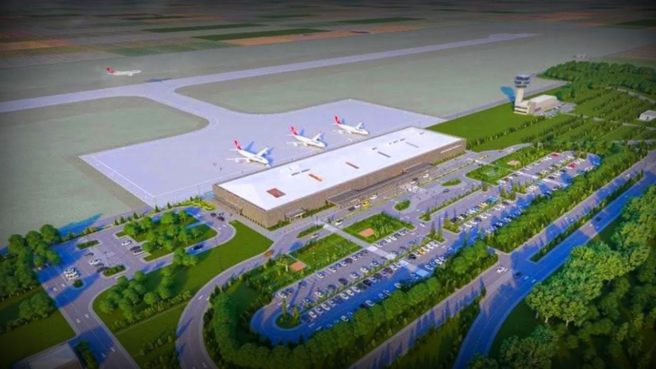 Bayburt-Gümüşhane Havalimanı'nda Pist, Apron ve Taksi Yolu Tamamlandı