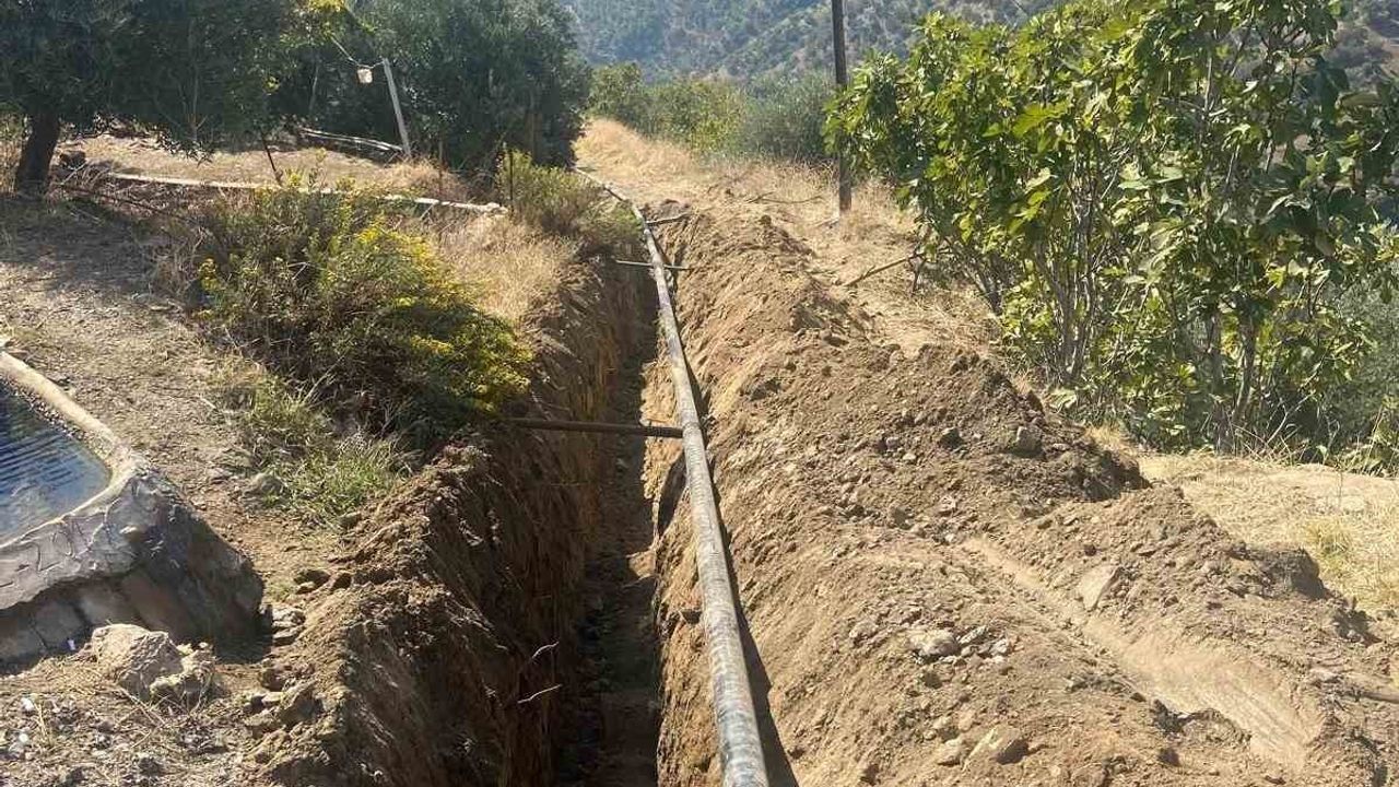 Bekirler Mahallesi'ne 3 bin 100 metrelik yeni içme suyu hattı