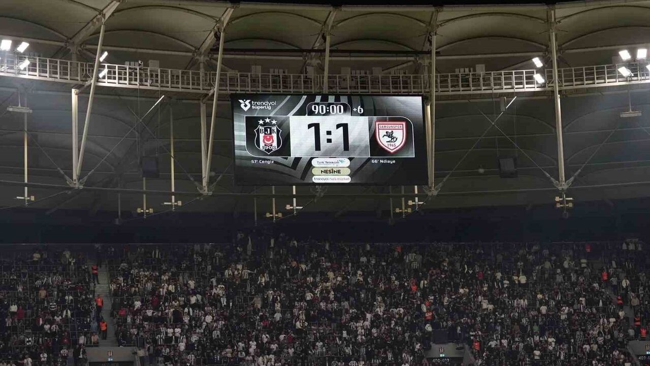Beşiktaş Evinde Galip Gelemiyor: Samsunspor 1-1
