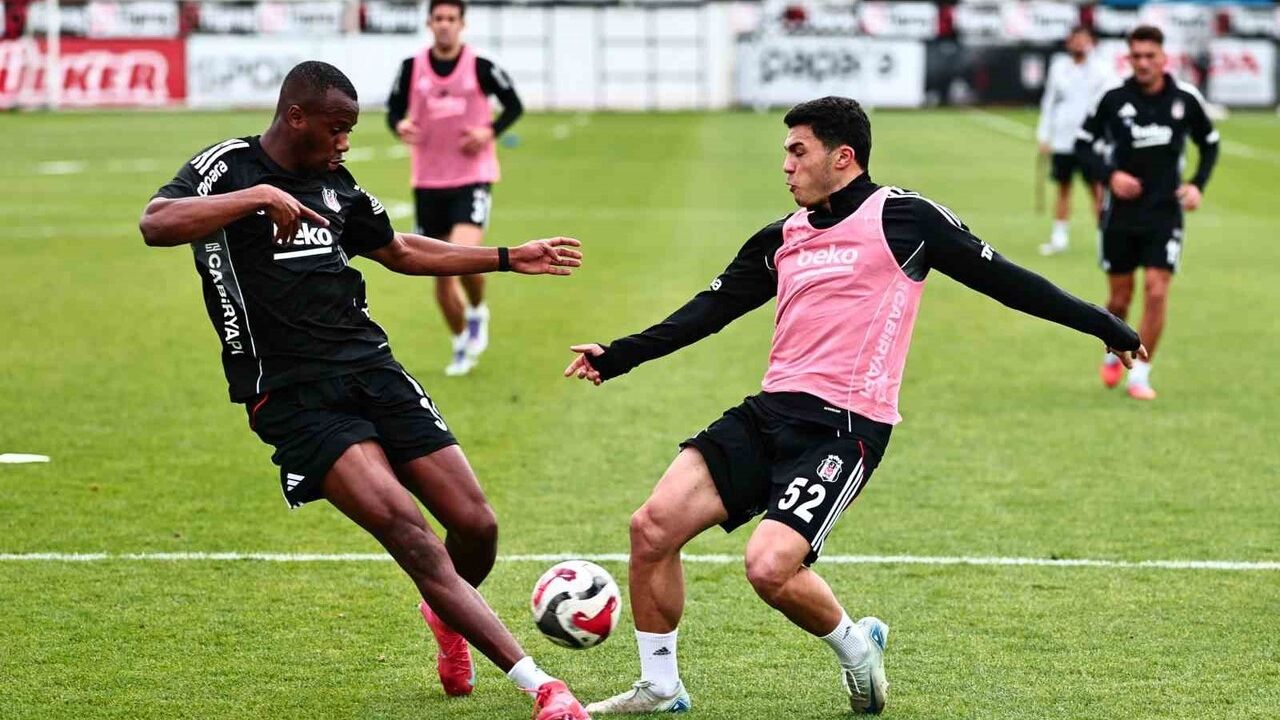 Beşiktaş, Samsunspor Öncesi Sergen Yalçın'la Taktik ve Kondisyon Çalıştı