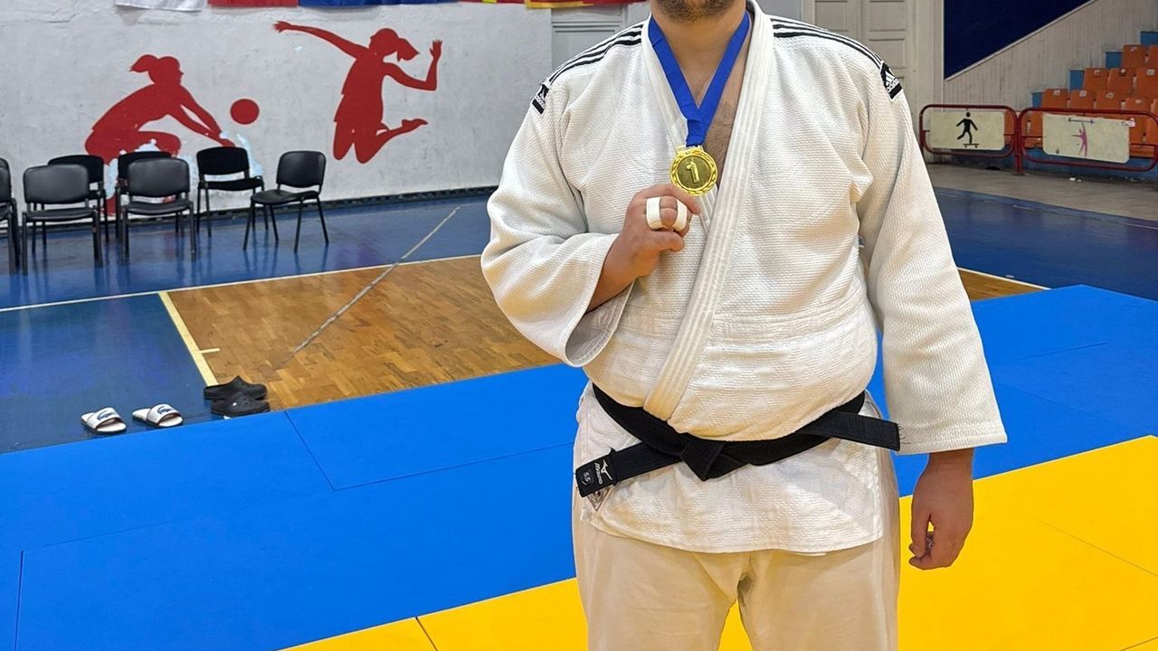 BEUN'lu Berat Hıdır, U23 Balkan Judo Şampiyonası'nda Altın Madalya