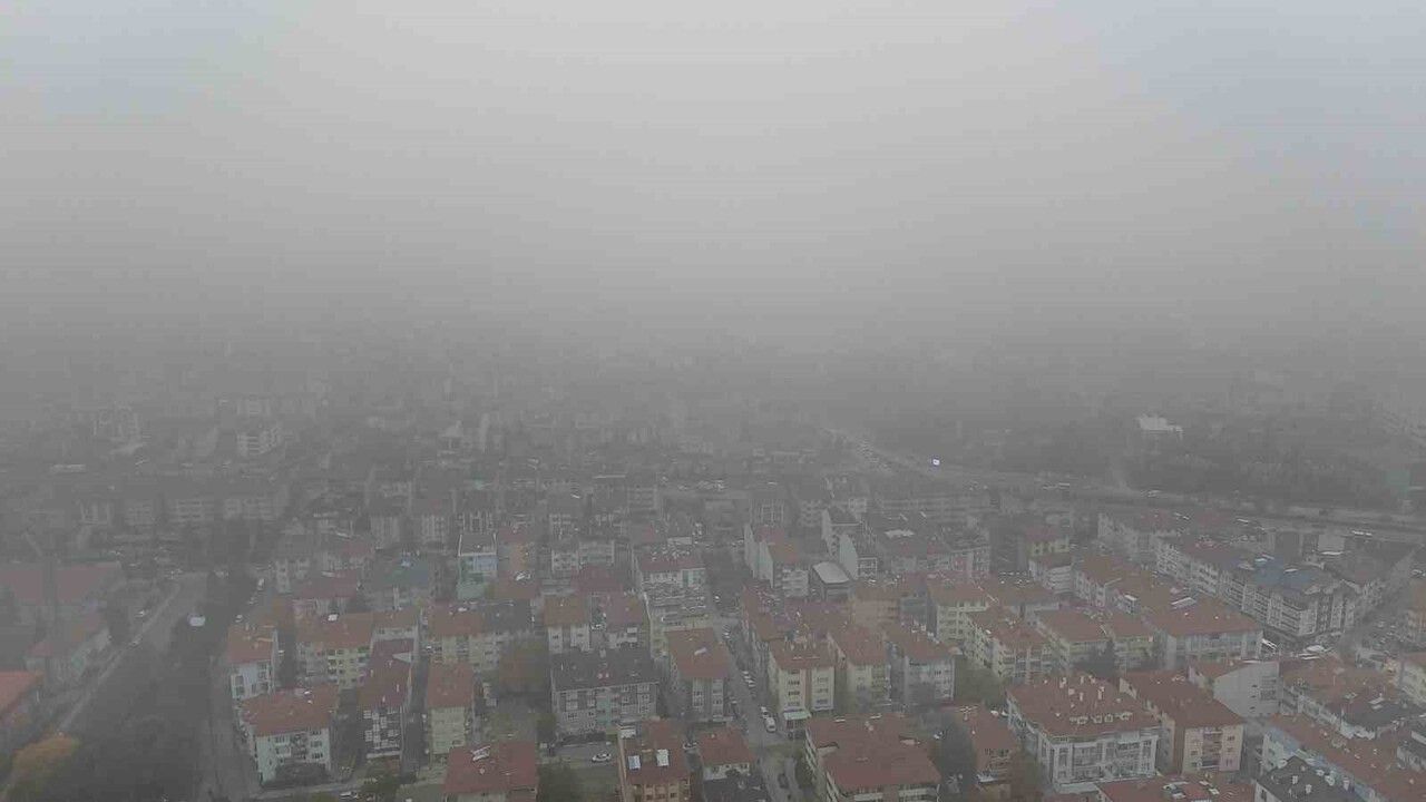 Bolu'da Yoğun Sis: Havadan Dronla Kaydedilen Görüntüler