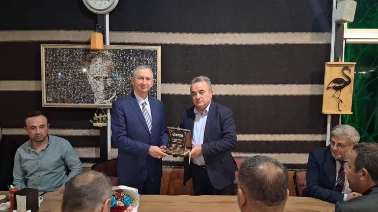 Bozüyük’te BORSAB Müdürü Cemal Geren’e Veda