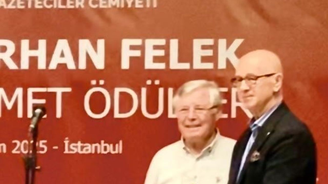 Burhan Felek Basın Hizmet Ödülleri törenle verildi