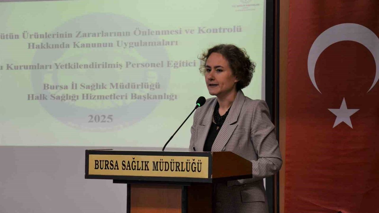 Bursa'da Kamu Kurumlarına Tütünle Mücadele Eğitimi