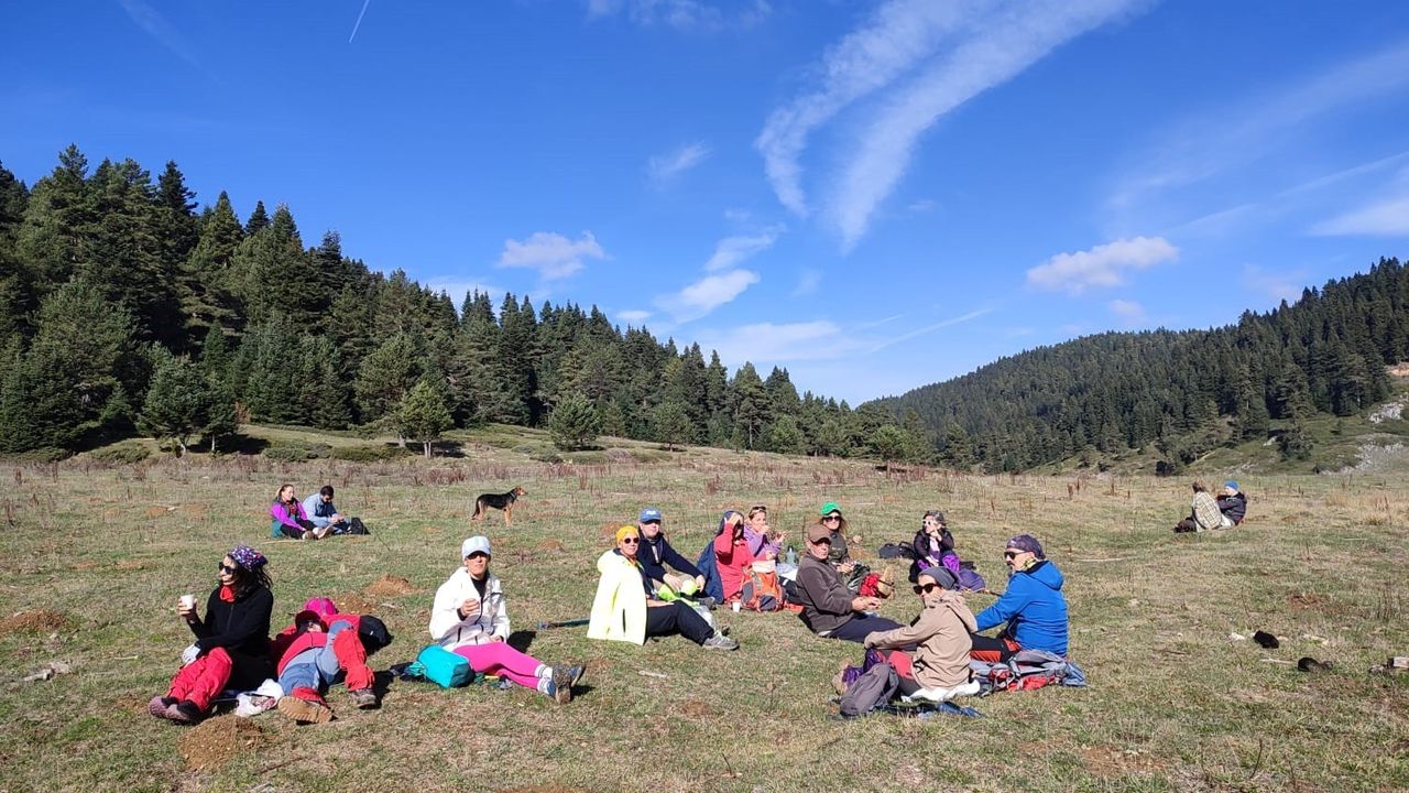 Camiliyayla'da 16 Kişilik Ekiple 18 Kilometrelik Doğa Yürüyüşü