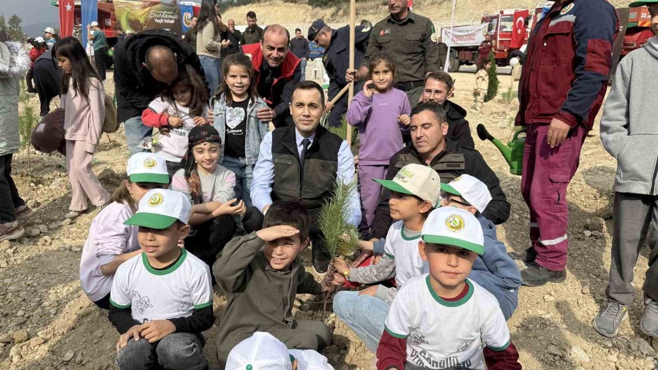 Çamlıyayla'da Yüzlerce Fidan Toprakla Buluştu — Belçınar Ağaçlandırması