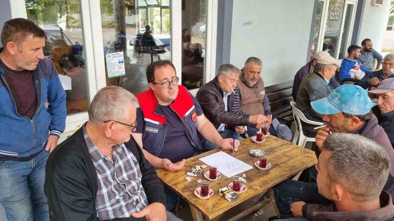 Çanakkale'de Çiftçilere Hayvan Hastalıkları ve Salgın Tedbirleri Anlatıldı
