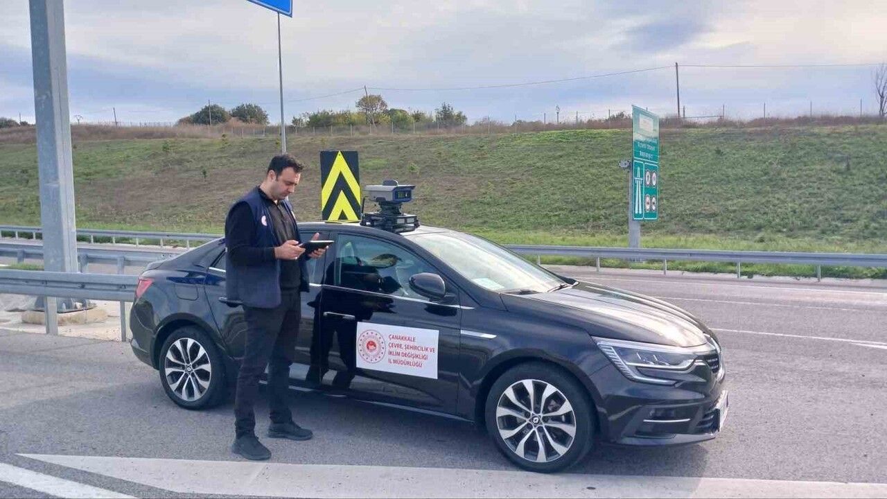 Çanakkale'de EGEDES ile Otomatik Egzoz Denetimleri Devam Ediyor