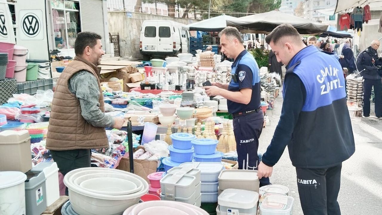 Canik'te Semt Pazarlarına Sıkı Denetim