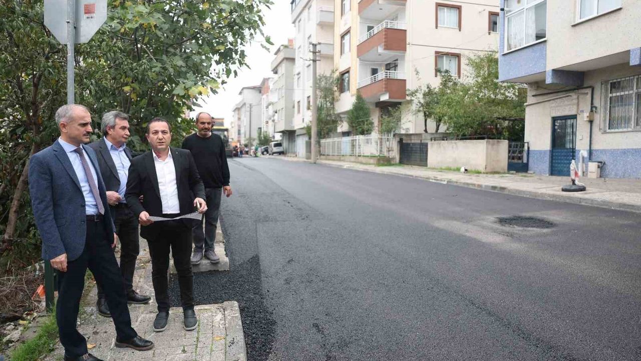 Çayırova'da Yol Yenileme: 3 Mahallede 5 Sokakta Asfalt Çalışması