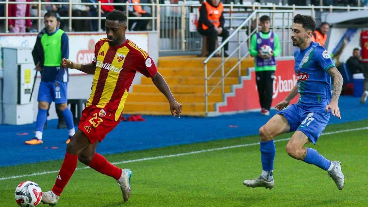 Çaykur Rizespor 0-0 Kayserispor — İlk Yarı (Trendyol Süper Lig 14. Hafta)