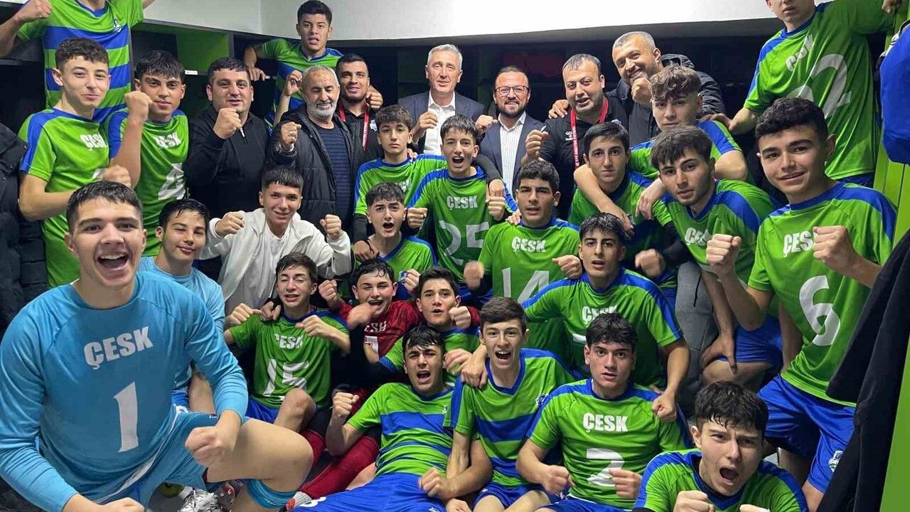 ÇESK U-16 Takımı K Grubu'nu Şampiyon Tamamladı — Play-off'a Yükseldi