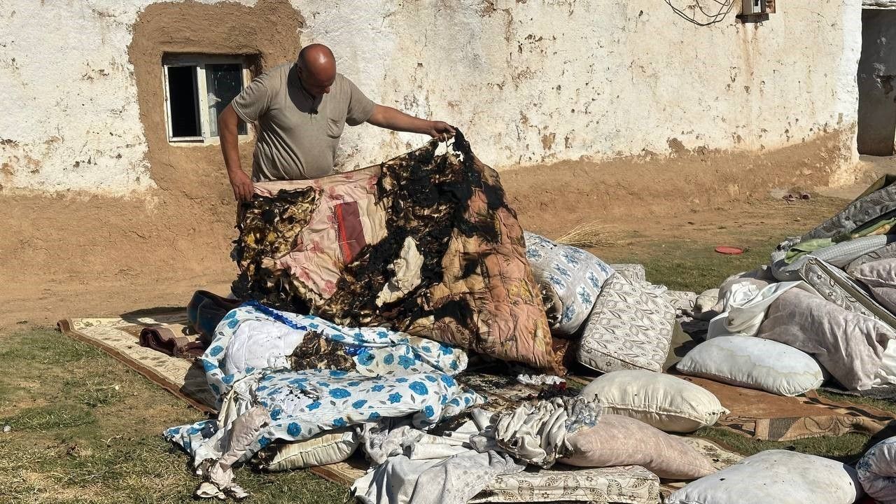 Ceylanpınar'da Eşyalar Kendiliğinden Alev Alıyor: 8 Kişilik Aile Sokakta