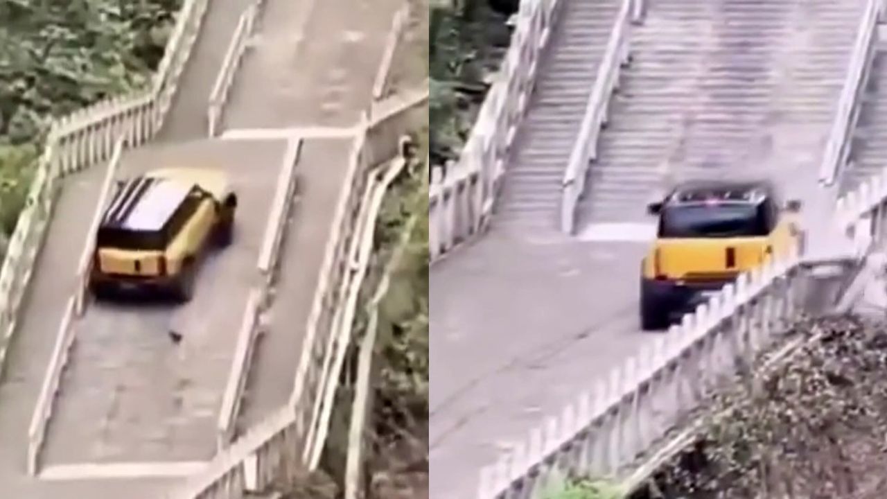 Chery'nin Tianmen Dağı denemesi: 999 merdivende tarihi yapıya zarar